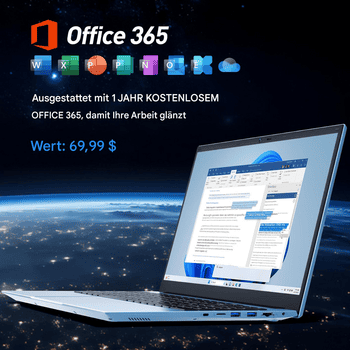 MENGHU 15,6" FHD 180° Business Laptop 16GB RAM 1TB SSD WiFi 6 Windows 11 PRO Notebook