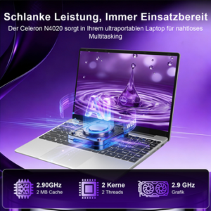 bvate B5/B8 Laptop, 14 Zoll, N4020, 6GB/8GB RAM, 256GB SSD Notebook Notebook