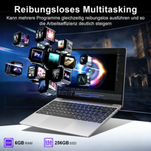 bvate B5/B8 Laptop, 14 Zoll, N4020, 6GB/8GB RAM, 256GB SSD Notebook Notebook