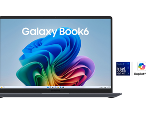 Portátil Galaxy Book6 com design elegante e desempenho avançado.