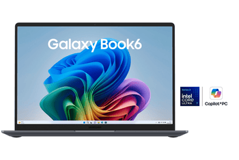 Portátil Galaxy Book6 com design elegante e desempenho avançado.