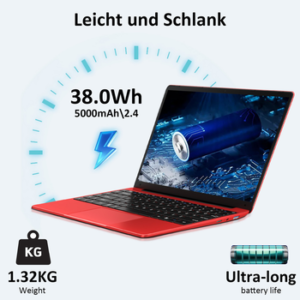 bvate Laptop, 14 Zoll, N4020, 6GB RAM, 256GB/1TB SSD Notebook Notebook