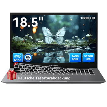 Laptop Elector Nova® com tela de 18.5" e especificações avançadas.
