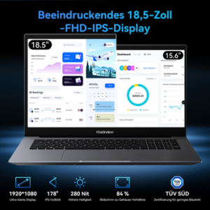 blackview 18.5" FHD IPS Acebook10 Intel Core N150 Windows 11 Pro Notebook