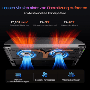 blackview AMD Ryzen 7 Gamibook 8 180° Drehung Gaming Notebook