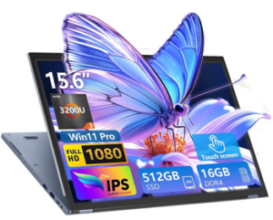 Tablet Elector Nova com ecrã de 15.6" e teclado destacável. Potente, com 512GB SSD, 16GB RAM, e tecn.