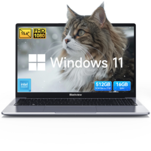 Laptop com Windows 11, processador Intel, 16GB RAM e 512GB SSD, ideal para produtividade.