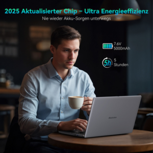 blackview 15,6 Zoll Laptop Intel N150 Windows11 16GB RAM 512GB SSD Notebook