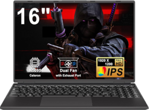 Portátil Elector Nova com tela de 16", processador N5095, dual fan e painel IPS para jogos intensos.