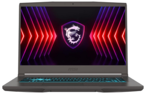 Laptop MSI Elector Nova com iluminação LED e design moderno.