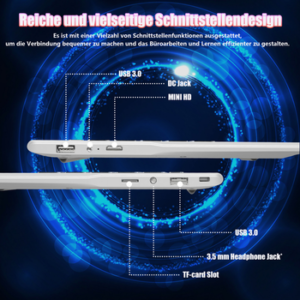 Molegar 14,1" FHD Laptop, Intel N5095, 8GB RAM, 256GB SSD. Notebook