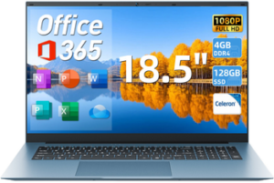 MENGHU 18,5 Zoll Laptop für Homeoffice & Alltag Windows 11 PRO Office 365 Notebook