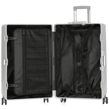 KOFA Kofferset ZURICH, , Hartschalen Trolley), 55cm + 75cm, Alu-Rahmen & Polycarbonat-Hartschale, TSA Schloss