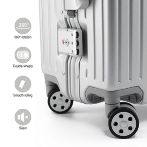 KOFA Kofferset ZURICH, , Hartschalen Trolley), 55cm + 75cm, Alu-Rahmen & Polycarbonat-Hartschale, TSA Schloss