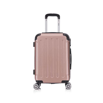 Flexot Hartschalen-Trolley F-2045 Kofferset, 360° Rollen, robuster Reisekoffer, Bordcase, 4 Rollen, Robuster und moderner Koffer mit vier 360° Rollen und Zahlenschloss