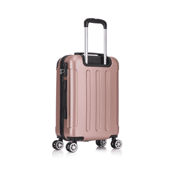 Flexot Hartschalen-Trolley F-2045 Kofferset, 360° Rollen, robuster Reisekoffer, Bordcase, 4 Rollen, Robuster und moderner Koffer mit vier 360° Rollen und Zahlenschloss