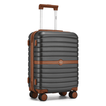 KONO Handgepäckkoffer Koffer Trolley ABS+PC Hartschalenkoffer