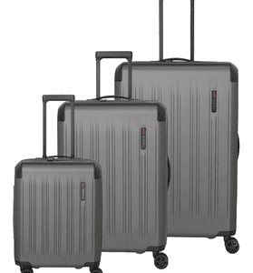 travelite Trolleyset DYNAMIIC S+/M/L, verschiedene Farben, 4 Rollen, , Hartschalen-Koffer ABS Volumenerweiterung
