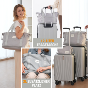 VALLSERO Trolleyset M-L-XL-Set, Gepäck mit Kosmetiktasche, Hartschalen-Koffer, 5-teiliges Set, hochfestes ABS-Gehäuse, 360° geräuschloses Rad