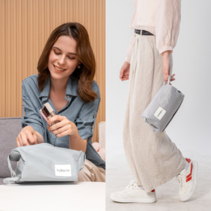 VALLSERO Trolleyset M-L-XL-Set, Gepäck mit Kosmetiktasche, Hartschalen-Koffer, 5-teiliges Set, hochfestes ABS-Gehäuse, 360° geräuschloses Rad