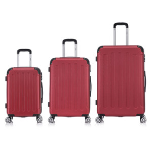 Flexot Hartschalen-Trolley F-2045 Kofferset, 360° Rollen, robuster Reisekoffer, Bordcase, 4 Rollen, Robuster und moderner Koffer mit vier 360° Rollen und Zahlenschloss