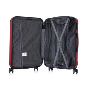 Flexot Hartschalen-Trolley F-2045 Kofferset, 360° Rollen, robuster Reisekoffer, Bordcase, 4 Rollen, Robuster und moderner Koffer mit vier 360° Rollen und Zahlenschloss