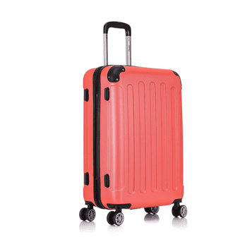 Flexot Hartschalen-Trolley F-2045 Kofferset, 360° Rollen, robuster Reisekoffer, Bordcase, 4 Rollen, Robuster und moderner Koffer mit vier 360° Rollen und Zahlenschloss