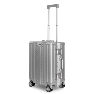 WINLIFE Trolley WINLIFE®Größe M, L, XL Reisekoffer Alu-Rahmen ABS & TSA Schloss Silber, 4 Doppelrollen Rollen, Stoßfest, TSA-Schloss, 360°-Doppelrollen, Leicht