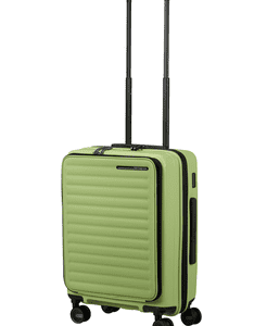 Samsonite Hartschalen-Trolley RESTACKD, verschiedene Größen und Farben, 4 Rollen, Reisekoffer mit TSA Schloss Volumenerweiterung Packtaschen