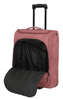 travelite Weichgepäck-Trolley KICK OFF, verschiedene Größen und Farben, 2 Rollen, Reisetasche Reisegepäck Reisekoffer Trolley Freizeittasche