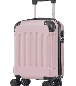 yonsly Hartschalen-Trolley Hartschalen-Koffer Trolley 360° Rollen, robuster Reisekoffer, 4 Rollen, mit Zahlenschloss, für Business und Urlaub 46/55/66/76 cm