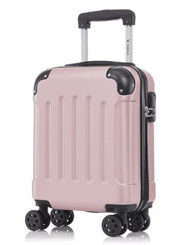 yonsly Hartschalen-Trolley Hartschalen-Koffer Trolley 360° Rollen, robuster Reisekoffer, 4 Rollen, mit Zahlenschloss, für Business und Urlaub 46/55/66/76 cm