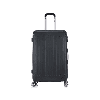 Flexot Hartschalen-Trolley F-2045 Kofferset, 360° Rollen, robuster Reisekoffer, Bordcase, 4 Rollen, Robuster und moderner Koffer mit vier 360° Rollen und Zahlenschloss