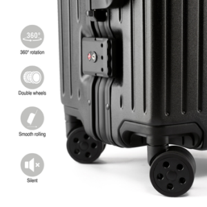 KOFA Handgepäckkoffer ZURICH, 55cm Alu-Rahmen & Polycarbonat-Hartschale, 4 Rollen, TSA Schloss