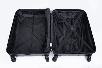 Travelhouse Trolleyset Bali, 4 Rollen, , Inneinader stapelbar. Standfüße mit Hängefunktion M&L. – Bild 3