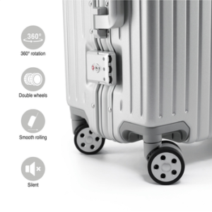 KOFA Koffer ZURICH, 75cm Alu-Rahmen & Polycarbonat-Hartschale, 4 Rollen, TSA Schloss