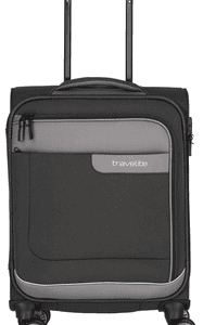 travelite Weichgepäck-Trolley VIIA, verschiedene Größen und Farben, 4 Rollen, Reisegepäck Trolley Koffer Weichgepäck TSA Schloss