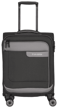 travelite Weichgepäck-Trolley VIIA, verschiedene Größen und Farben, 4 Rollen, Reisegepäck Trolley Koffer Weichgepäck TSA Schloss