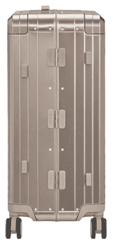 American Tourister® Hartschalen-Trolley SOUNDBOX ALU, verschiedene Größen und Farben, 4 Rollen, Hartschalen-Koffer zwei TSA-Schlösser Aluminium-Koffer