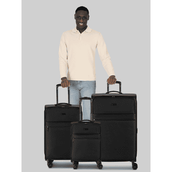 bugatti Trolleyset Valencia Soft, 4 Rollen, , Polyester