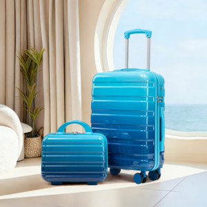 LVHOM Hartschalen-Trolley Handgepäck-Trolley & Koffer Set, 14"/20"/24"/28", leise Rädern für Tour, Geschäftstrip, Familienurlaub, längere Erkundungen, Flughafentransfers