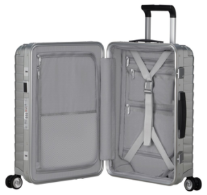 Samsonite Hartschalen-Trolley PROXIS ALU, verschiedene Größen, 4 Rollen, Hartschalen-Koffer, Reisekoffer, Koffer, TSA-Zahlenschloss