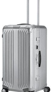 Samsonite Hartschalen-Trolley LITE-BOX ALU TRUNK, verschiedene Größen und Farben, 4 Rollen, Koffer groß Aufgabegepäck Reisegepäck TSA-Schloss