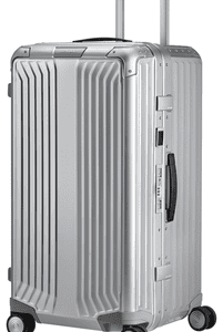 Samsonite Hartschalen-Trolley LITE-BOX ALU TRUNK, verschiedene Größen und Farben, 4 Rollen, Koffer groß Aufgabegepäck Reisegepäck TSA-Schloss