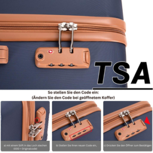 Travelhouse Trolleyset Bari, 4 Rollen,