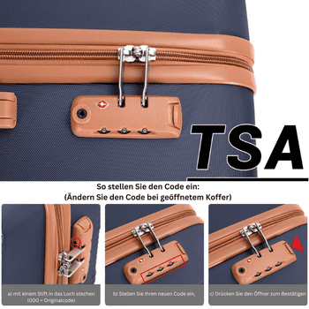 Travelhouse Trolleyset Bari, 4 Rollen,