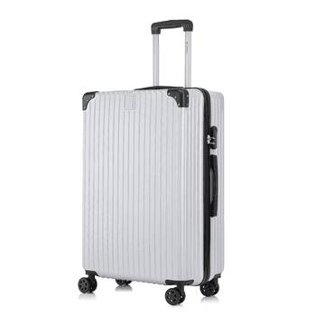 yonsly Hartschalen-Trolley Reisekoffer ABS Hartschalen Trolley, Rollkoffer Handgepäck, 4 Rollen, Sicherheitsschloss, Weichem Gummigriff,56/66/76 cm, 45/69/99 L