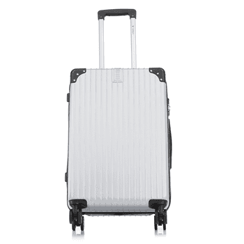 yonsly Hartschalen-Trolley Reisekoffer ABS Hartschalen Trolley, Rollkoffer Handgepäck, 4 Rollen, Sicherheitsschloss, Weichem Gummigriff,56/66/76 cm, 45/69/99 L