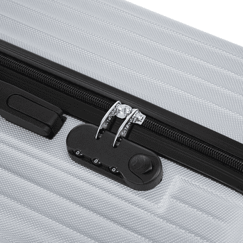 yonsly Hartschalen-Trolley Reisekoffer ABS Hartschalen Trolley, Rollkoffer Handgepäck, 4 Rollen, Sicherheitsschloss, Weichem Gummigriff,56/66/76 cm, 45/69/99 L