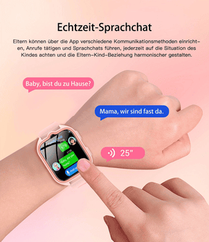 blackview 2026 Neue 4G Smartwatch Lite für Kinder Smartwatch, 1,75", GPS+LES+WiFi, 4G-LTE, IP68, SOS, 800mAh, Knips-Freunde